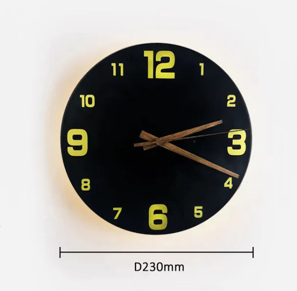 Stone Wall Clock Light